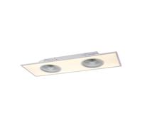 Ventilador de techo con luz sin aspas ac 30w con mando ø120 cm flat-air just light blanco luz cct 7 velocidades| recomendado de 13 a 20m²