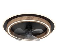 Globo Lighting Cirilla lámpara de techo 1x32 W negro-madera 03655