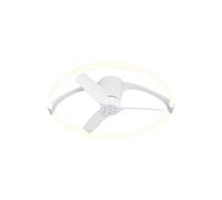Mantra Ventilador de techo Nepal Mini sin aspas DC 30W blanco Ø75 cm luz CCT 6 velocidades mando
