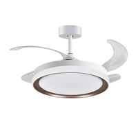 Ventilador de techo con luz y mando a distancia bel air kigali 72w 108