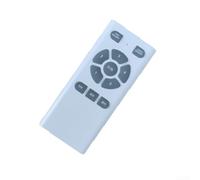 Ventilador de techo con mando a distancia con tecnología variable para frecuencia para un ajuste suave y fácil operación, blanco (A)