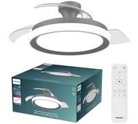 Ventilador de techo con mando a distancia y luz LED regulable DC 51cm Philips -