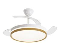 Ventilador de Techo Daewoo con aspas retráctiles DW5010/ 30W/ 3 Aspas/ 6 Velocidades