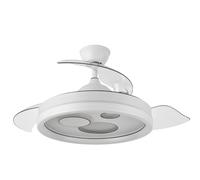 Abrila Turia Blanco - Ventilador De Techo Aspas Retráctiles 72 W F