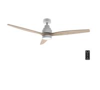 Ventilador de techo de 30w y 52? con motor dc, luz led, mando a dist