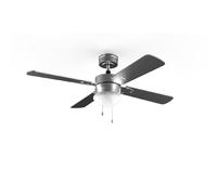 Ventilador de techo de 30w y 52? con motor dc, luz led, mando a dist