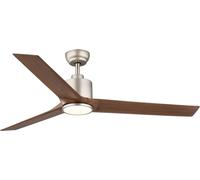 Ventilador de techo de bajo consumo con iluminación LED y mando a distancia, modelo Modesto, 148 cm