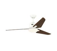 Ventilador de techo de bajo consumo con lámpara Eco Aviatos 132 cm blanco / n...