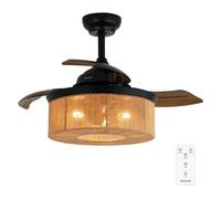 Ventilador de techo de diseño con motor dc , con una potencia de 40w