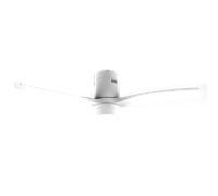 Ventilador de Techo EVVO V553 White - 132 cm, 3 Aspas Blancas, LED 18W con 3 Tonalidades, 6 Velocidades, Temporizador 1-8h, Invierno/Verano, Mando, Motor DC 40W, Kit Incluido