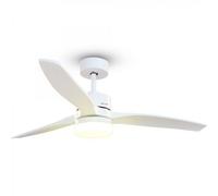 Grunkel Ventilador de techo SKYECO-52 – 28W LED, 3 aspas, 132cm, 6 velocidades, mando a distancia