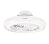 Grunkel Ventilador de techo SKYWIND-20B 50 cm 5 aspas Motor DC 7W 6 velocidades LED 35W Blanco