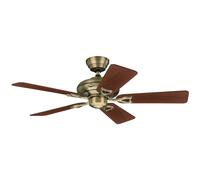 Ventilador De Techo Hunter Seville II 112 Cm Antiguo Latón 5 Aspas Sin Luz