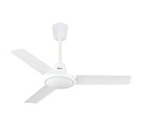 Ventilador de techo italiano ARDES AR5A90 con aspas metálicas, 3 velocidades, mando a distancia de pared, Ø 90 cm