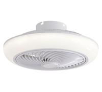 PUR LINE | Ventilador de Techo con Luz LED y Rejilla de Seguridad - Control Remoto, 6 Velocidades, Luz Ajustable, Ideal para Dormitorios y Oficinas