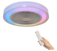 Ventilador de Techo LED 36W Regulable Colours con Luz CCT + RGBIC Motor DC 19.5W Silencioso Control Remoto Diseño Moderno - OstarkDom-M Mimotech e