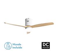 Ventilador de techo led aguilon dc blanco para ventilación e iluminac