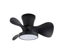 Ventilador de techo LED Moll Negro 20W 1900Lm CCT Dim