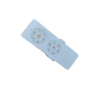 Ventilador de techo mando a distancia para ventilador de techo con luz, controlador DC inversor de velocidad variable, modelo G/DJ/SQ, blanco (C)