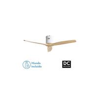 Abrila Aguilon Blanco / Haya - Ventilador De Techo Aspas Normales Sin Luz 220-240 V