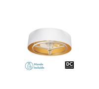 Ventilador de techo metal color blanco serie anuska 70cm