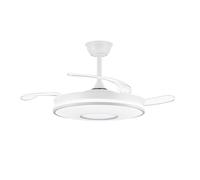 Ventilador de techo metal color blanco serie deco 106cm