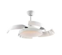 Ventilador de techo metal color blanco serie enzo 106cm