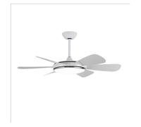 Ventilador de techo metal color blanco serie oriel 107cm