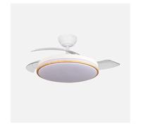 Ventilador de techo metal color blanco serie relampago 48cm