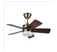 Ventilador de techo metal color dorado serie marta 76cm