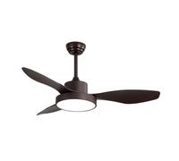 Fabrilamp Ventilador DC Hayate Marrón tres aspas 6 V