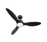 Ventilador de techo metal color negro serie serpa 107cm