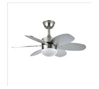 Fabrilamp ventilador dc 6 aspas, color blanco y haya, 41x85 cm, contro