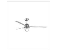 Ventilador de techo metal color niquel serie mariner 135cm