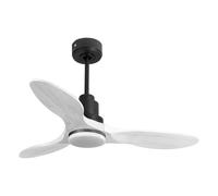 Ventilador de techo Modo Invierno/Verano Termostato Dimable Wifi Motor DC Techos Inclinados Mando a Distancia Luz tres tonos Hypersilence Memoria Vendible Shopify (AUTOMATICO)