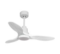 Ventilador de techo Modo Invierno/Verano Termostato Dimable Wifi Motor DC Techos Inclinados Mando a Distancia Luz tres tonos Hypersilence Memoria