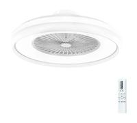 Ventilador de techo Nairobi (Blanco, 59 cm, 16,5 W, Blanco neutro)