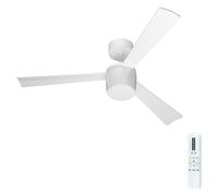 Ventilador de techo Patri (Blanco, 122 cm, 28 W, Blanco neutro)