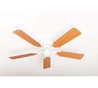 Ventilador de techo Pepeo deluxe 105 cm blanco/arce - Nuevo