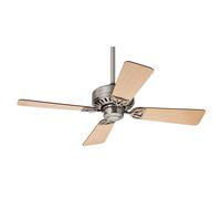 Ventilador de techo pequeño con cordón Hunter BAYPORT 107 cm níquel cepillado