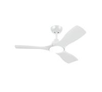 Philips Ventilador de techo Olas – Plafón LED 28W + 24W luz – Blanco, mando a distancia