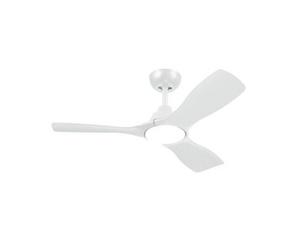 Ventilador de Techo Philips Olas 28+24w Plafon LED 30-43-65k Mando a Distancia Blanco 3 Aspas