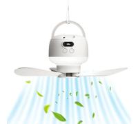 Ventilador de techo recargable refrigerador portátil recargable y | Ventilador de techo de camping para cortinas dormitorio de cocina cenador terrazas camping