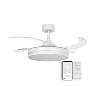 Ventilador de techo silencioso aspas ocultas con wifi | universa