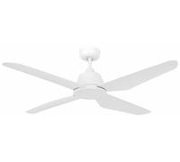 Ventilador de techo sin luz ac 47w con interruptor ø122 cm aria lucci air blanco 4 aspas |3 velocidades |recomendado de 20 a 40m²