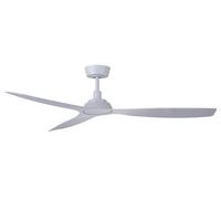 Ventilador de techo sin luz silencioso dc 28w con mando ø132 cm moto lucci air blanco 3 aspas |6 velocidades |modo verano/invierno |recomendado de 20 a 40m²