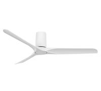 Ventilador de techo sin luz silencioso dc 35w con mando ø132 cm londo lucci air blanco 3 aspas |6 velocidades |modo verano/invierno |recomendado de 20 a 40m²