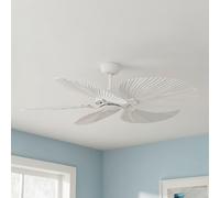 Ventilador de techo sin luz silencioso dc 40w con mando ø132 cm bali lucci air blanco 5 aspas |6 velocidades |modo verano/invierno |recomendado de 20 a 40m²