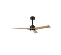 Ventilador de techo con luz silencioso dc 35w con mando wifi ø122 cm thai mantra marrón y negro luz cct 3 aspas| 8 velocidades| modo verano/invierno| brisa| recomendado de 13 a 20m²