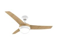 Ventilador de techo w420 smart newlux marrón con 3 aspas (ø106cm), f. inverter, programable 4h y 3 vel. motor de cobre 60w y área de cobertura 35m2